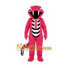 Red Snake Mascot Costume with Custom Logo Red Snake Mascot Costume with Custom Logo