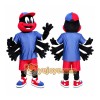 Black Spider Mascot Costume with Custom Logo Black Spider Mascot Costume with Custom Logo