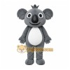 Gray Koala Mascot Costume with Custom Logo Gray Koala Mascot Costume with Custom Logo