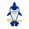 Blue Shark Mascot Costume with Custom Logo Blue Shark Mascot Costume with Custom Logo