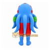 Blue Octopus Mascot Costume with Custom Logo Blue Octopus Mascot Costume with Custom Logo