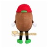 Brown Potato Mascot Costume with Custom Logo Brown Potato Mascot Costume with Custom Logo