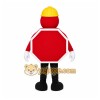 Red Stop Sign Mascot Costume with Custom Logo