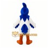 Blue Bird Mascot Costume with Custom Logo