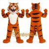 Orange Tiger Mascot Costume with Custom Logo Orange Tiger Mascot Costume with Custom Logo