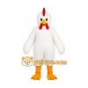 White Chicken Mascot Costume with Custom Logo White Chicken Mascot Costume with Custom Logo