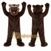 Brown Bear Mascot Costume with Custom Logo Brown Bear Mascot Costume with Custom Logo