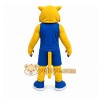 Yellow Cougar Mascot Costume with Custom Logo Yellow Cougar Mascot Costume with Custom Logo