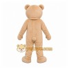 Tan Bear Mascot Costume with Custom Logo Tan Bear Mascot Costume with Custom Logo