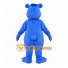 Blue Bear Mascot Costume with Custom Logo Blue Bear Mascot Costume with Custom Logo