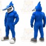 Blue Bird Mascot Costume with Custom Logo