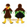 Brown Turkey Mascot Costume with Custom Logo Brown Turkey Mascot Costume with Custom Logo