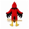 Red Bird Mascot Costume with Custom Logo