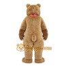 Brown Bear Mascot Costume with Custom Logo Brown Bear Mascot Costume with Custom Logo
