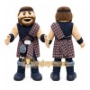 Scottish Warrior Mascot Costume with Custom Logo