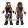Scottish Warrior Mascot Costume with Custom Logo