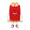Red Box Mascot Costume with Custom Logo Red Box Mascot Costume with Custom Logo