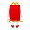 Red Box Mascot Costume with Custom Logo Red Box Mascot Costume with Custom Logo