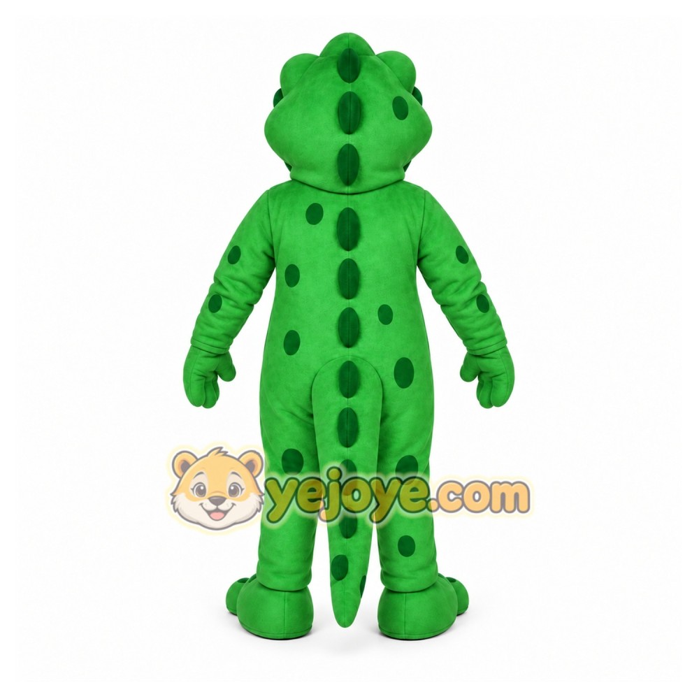 Green Alligator Mascot Costume with Custom Logo Green Alligator Mascot Costume with Custom Logo