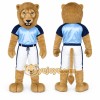 Brown Lion Mascot Costume with Custom Logo Brown Lion Mascot Costume with Custom Logo