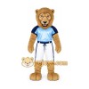 Brown Lion Mascot Costume with Custom Logo Brown Lion Mascot Costume with Custom Logo
