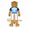 Brown Lion Mascot Costume with Custom Logo Brown Lion Mascot Costume with Custom Logo