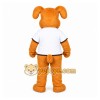 Brown Dog Mascot Costume with Custom Logo Brown Dog Mascot Costume with Custom Logo