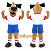 Brown Dog Mascot Costume with Custom Logo Brown Dog Mascot Costume with Custom Logo