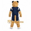 Tan Cougar Mascot Costume with Custom Logo
