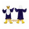 Blue Eagle Mascot Costume with Custom Logo Blue Eagle Mascot Costume with Custom Logo