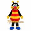 Black Bee Mascot Costume with Custom Logo Black Bee Mascot Costume with Custom Logo
