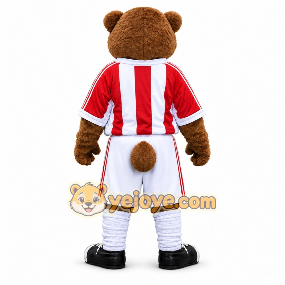 Brown Bear Mascot Costume with Custom Logo Brown Bear Mascot Costume with Custom Logo