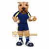 Brown Dog Mascot Costume with Custom Logo Brown Dog Mascot Costume with Custom Logo