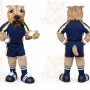 Brown Dog Mascot Costume with Custom Logo