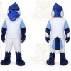 Blue Bird Mascot Costume with Custom Logo