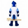 Blue Bird Mascot Costume with Custom Logo
