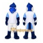 Blue Bird Mascot Costume with Custom Logo