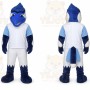 Blue Bird Mascot Costume with Custom Logo