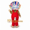 Red Creature Mascot Costume with Custom Logo Red Creature Mascot Costume with Custom Logo