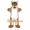 Brown Tiger Mascot Costume with Custom Logo Brown Tiger Mascot Costume with Custom Logo