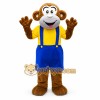Brown Monkey Mascot Costume with Custom Logo Brown Monkey Mascot Costume with Custom Logo