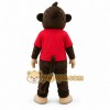 Brown Monkey Mascot Costume with Custom Logo Brown Monkey Mascot Costume with Custom Logo