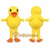 Yellow Duck Mascot Costume with Custom Logo Yellow Duck Mascot Costume with Custom Logo