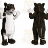 Brown Mouse Mascot Costume with Custom Logo