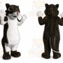 Brown Mouse Mascot Costume with Custom Logo