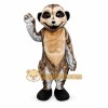 Brown Meerkat Mascot Costume with Custom Logo Brown Meerkat Mascot Costume with Custom Logo