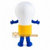 White Light Bulb Mascot Costume with Custom Logo White Light Bulb Mascot Costume with Custom Logo