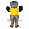 Gray Owl Mascot Costume with Custom Logo Gray Owl Mascot Costume with Custom Logo
