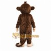 Brown Monkey Mascot Costume with Custom Logo Brown Monkey Mascot Costume with Custom Logo