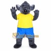 Gray Koala Mascot Costume with Custom Logo Gray Koala Mascot Costume with Custom Logo
